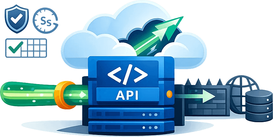 Request forwarding diagram of Cloudbypass API, official SDK and local proxy tools